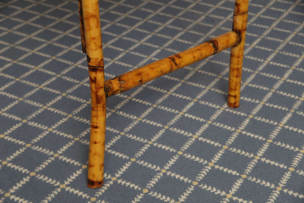 19th Century English Bamboo Desk with Five Drawers 3