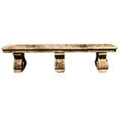 Unusual Long Limestone Bench 12
