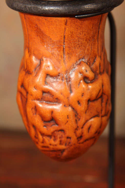 Wood Chinese Molded Gourd Cricket Cage