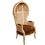 Vintage Caned Canopy Chair