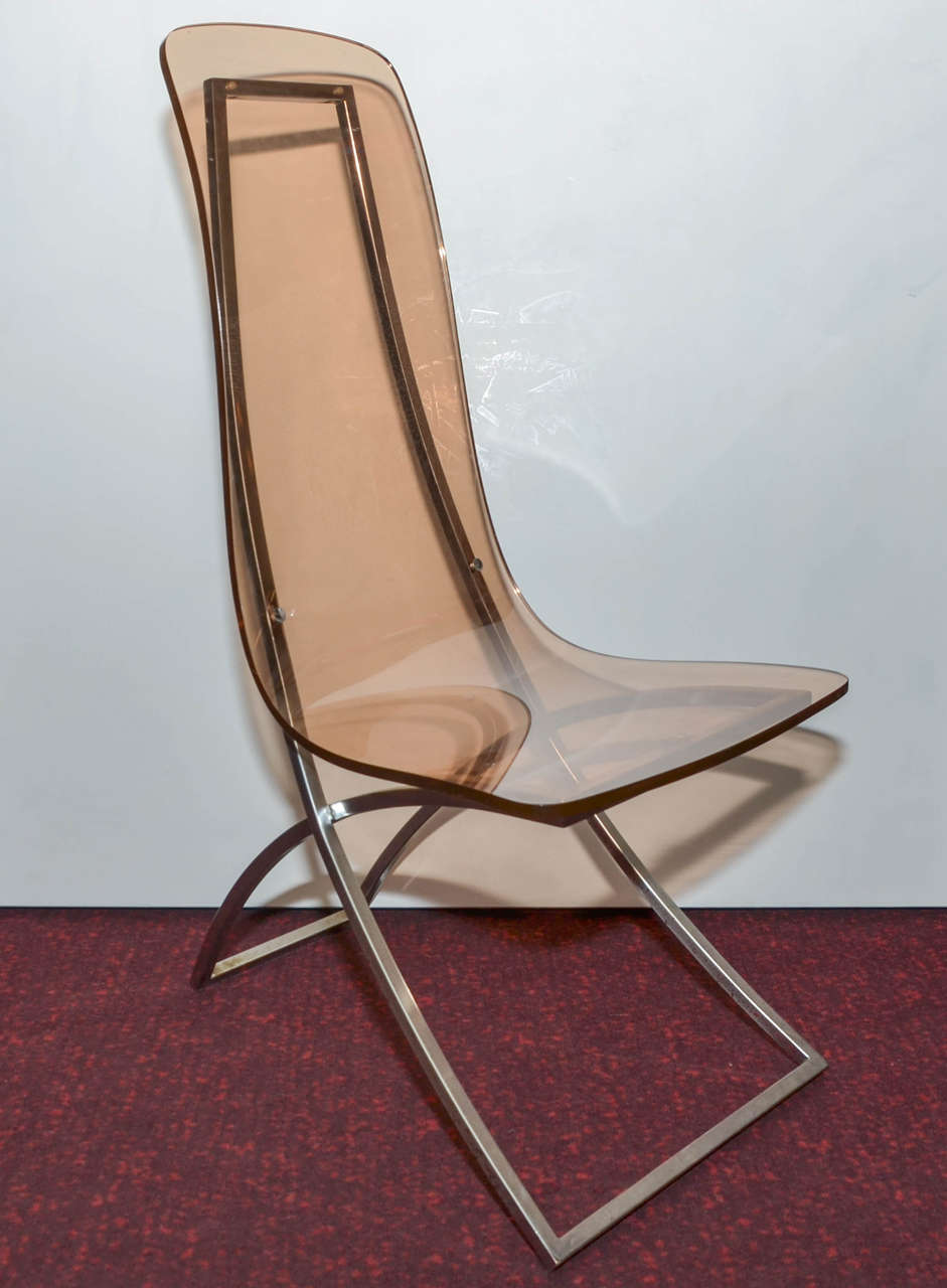 Late 20th Century Twelve 1972 Chairs by Edmond Vernassa For Sale