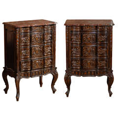 Pair of Louis XV style Commodes