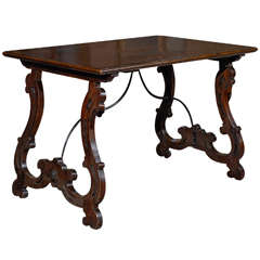 Antique Italian Trestle Table