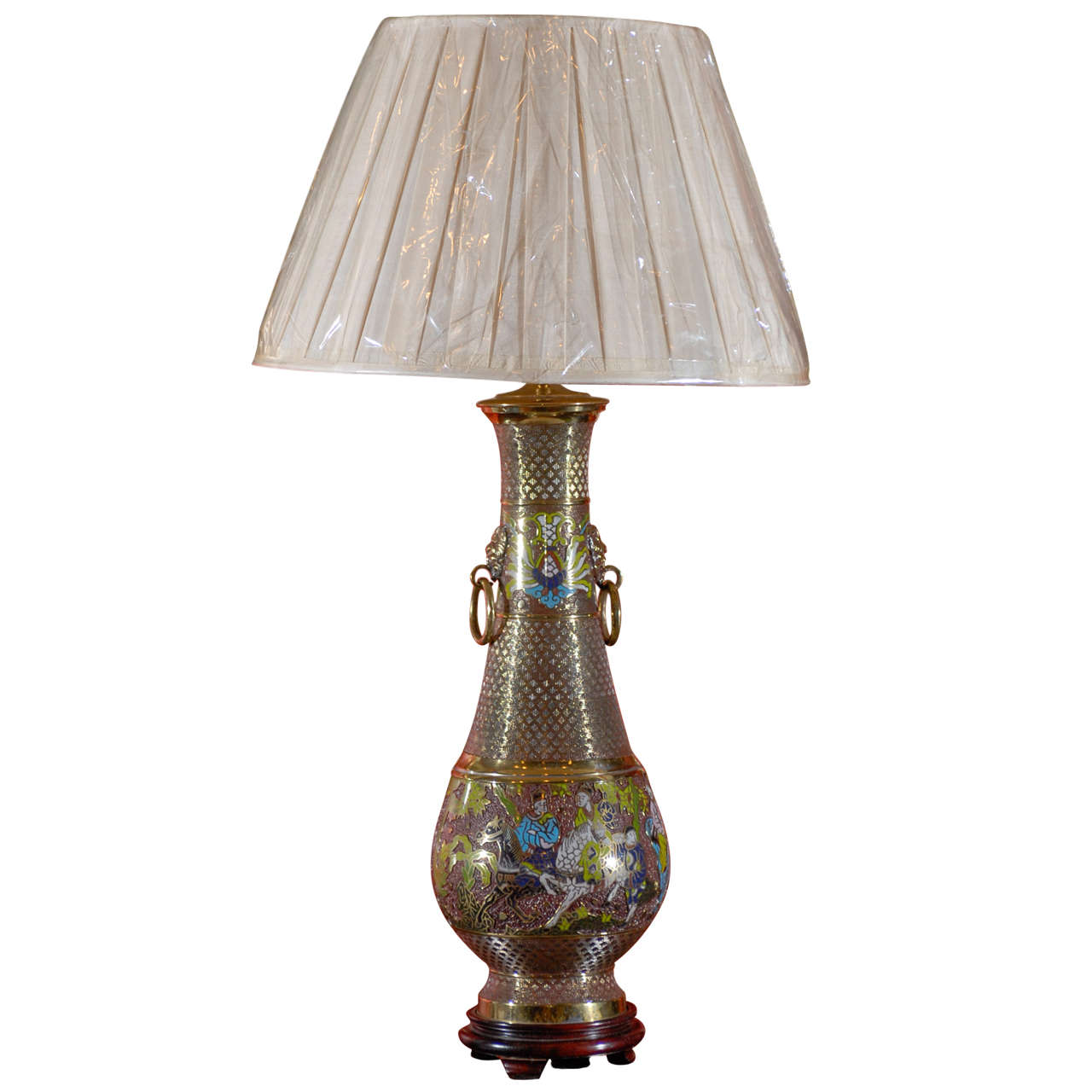 Chinese Cloisonne Lamp at 1stDibs