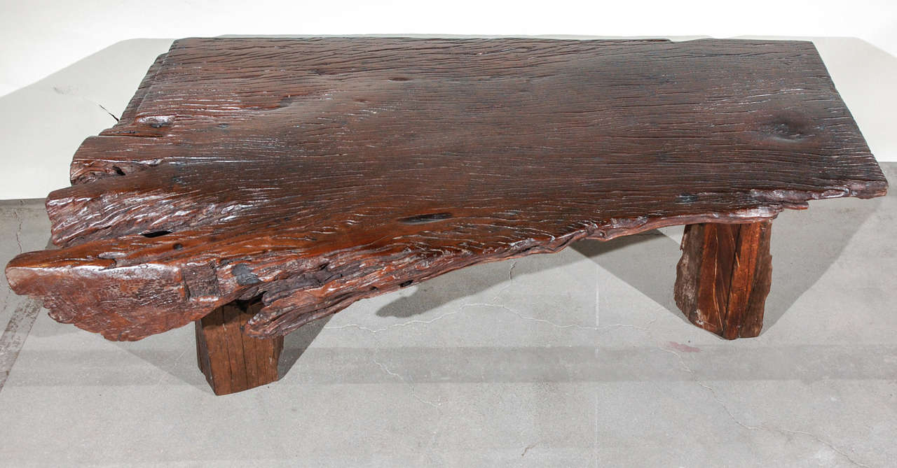 wood slab coffee table for sale