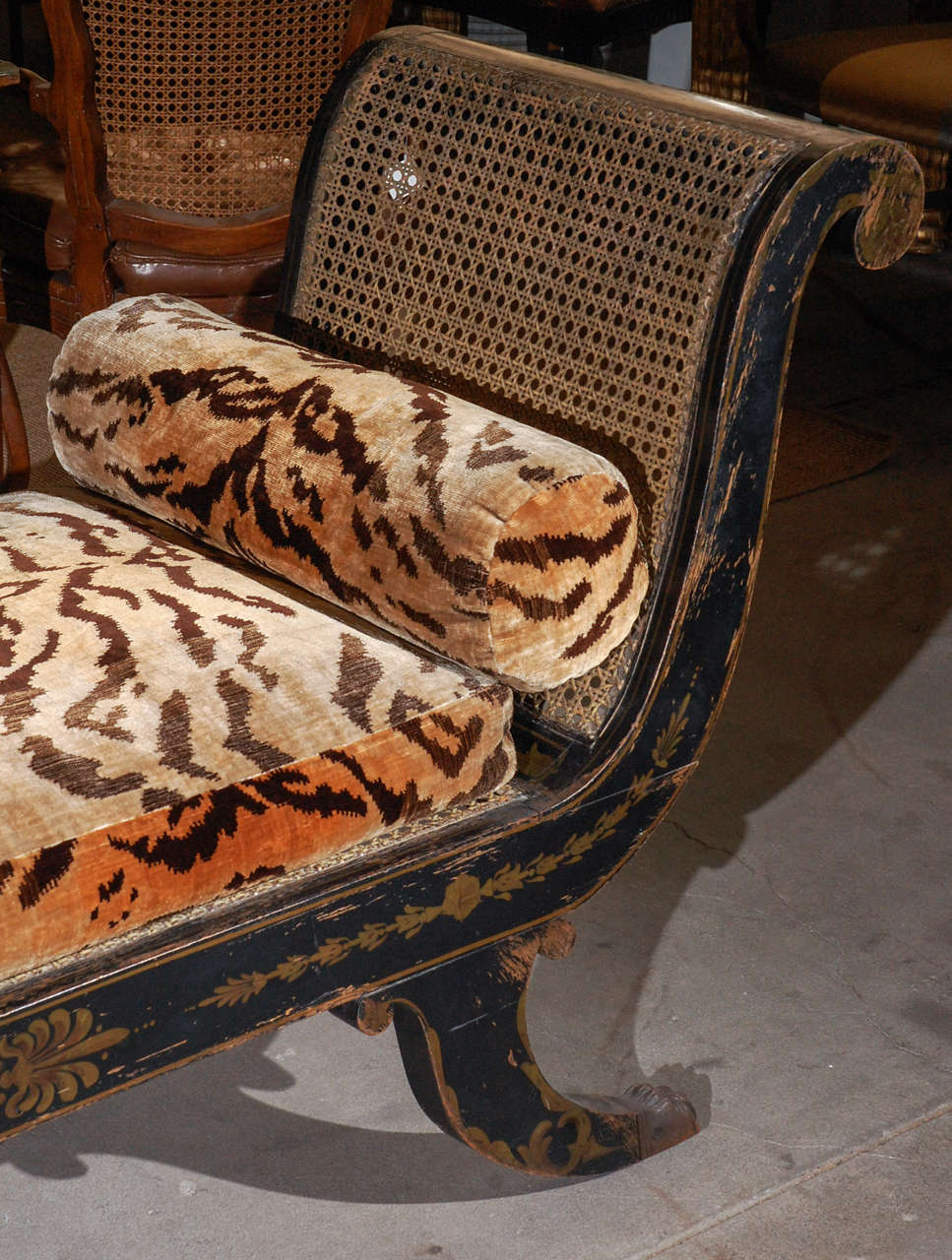 Unknown Regency Chaise Lounge
