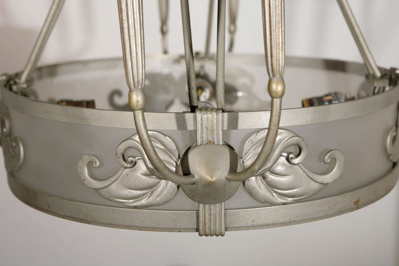 French Deco Chandelier For Sale 2