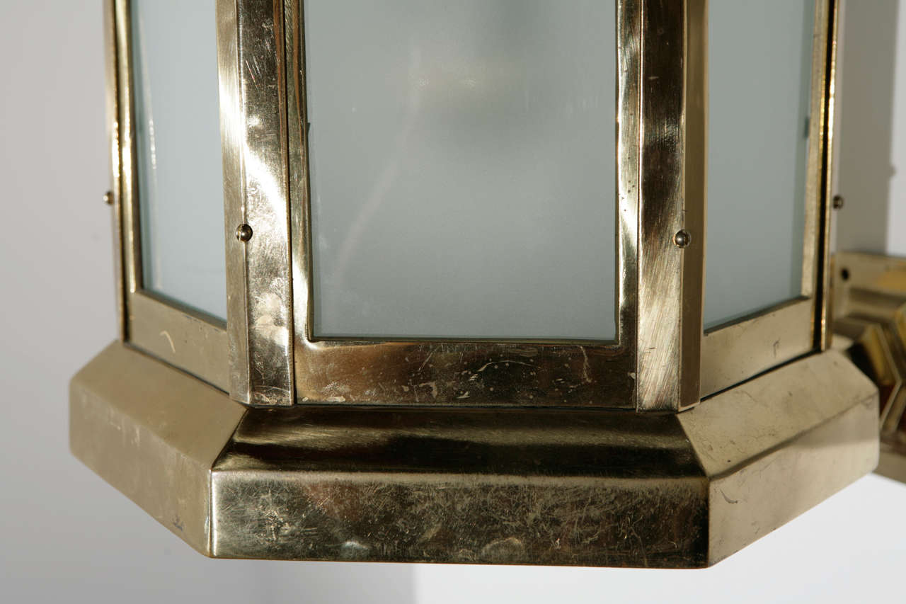Pair Of Exterior Cast Bronze Sconces 2