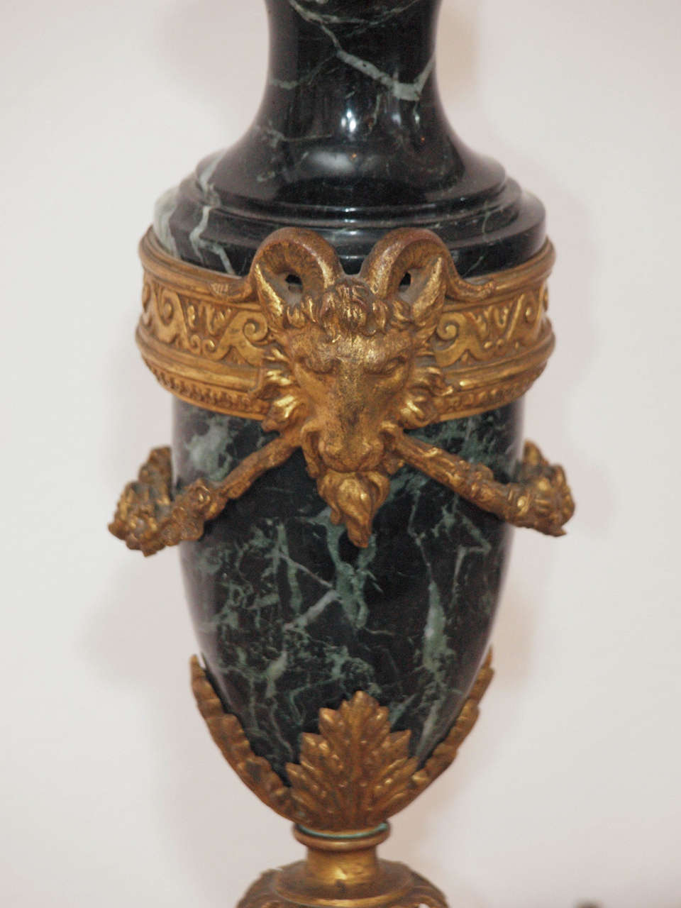 19th c. Empire Style Lamp For Sale 1