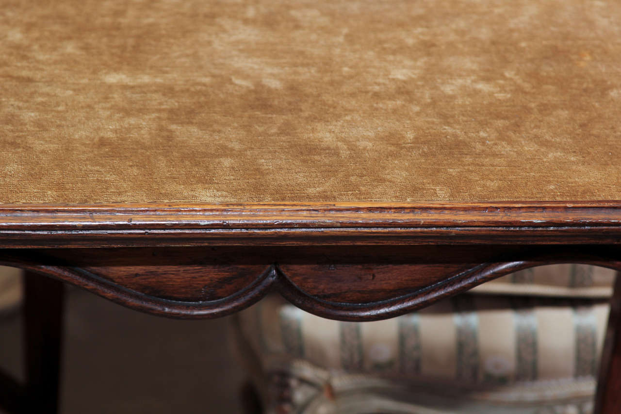 Louis XV Table With Upholstered Top For Sale