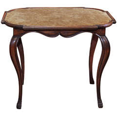 Table With Upholstered Top