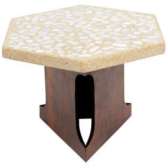 Terrazzo Top Side Table by Harvey Probber