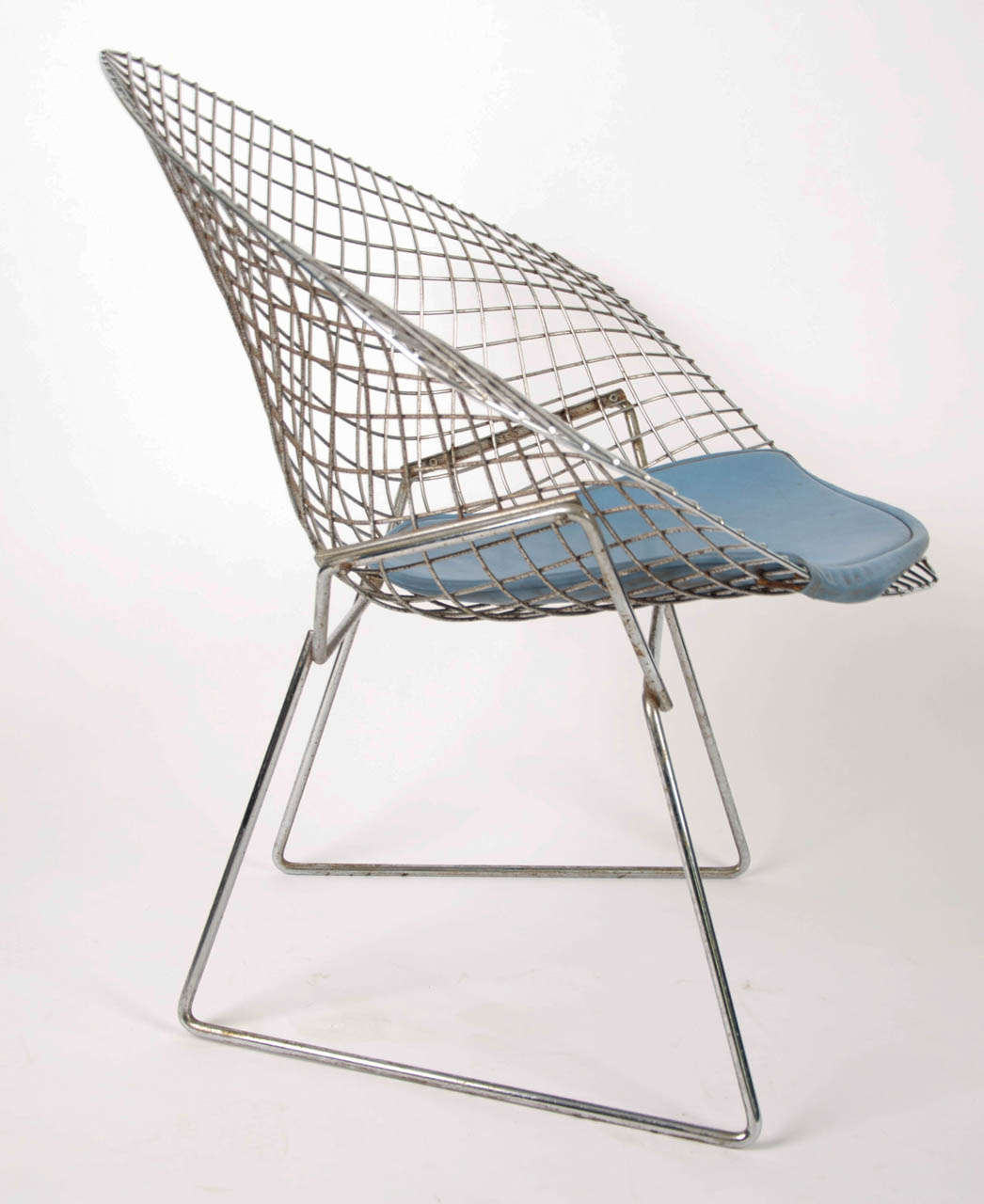 Harry Bertoia Chrome Diamond Chair 1950 1