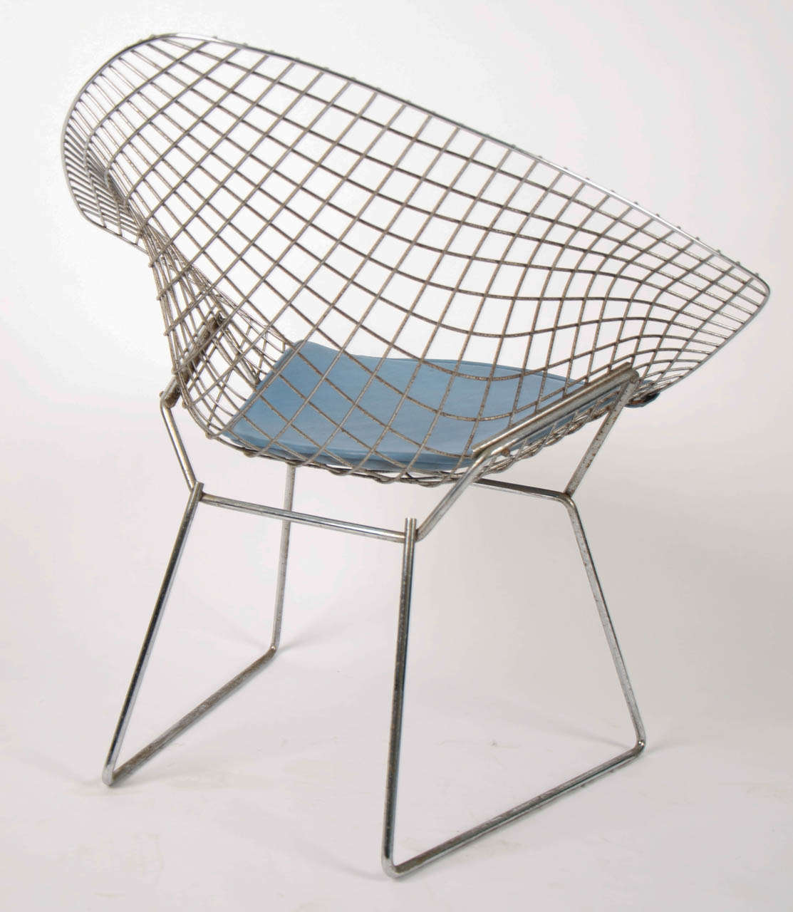 Harry Bertoia Chrome Diamond Chair 1950 3