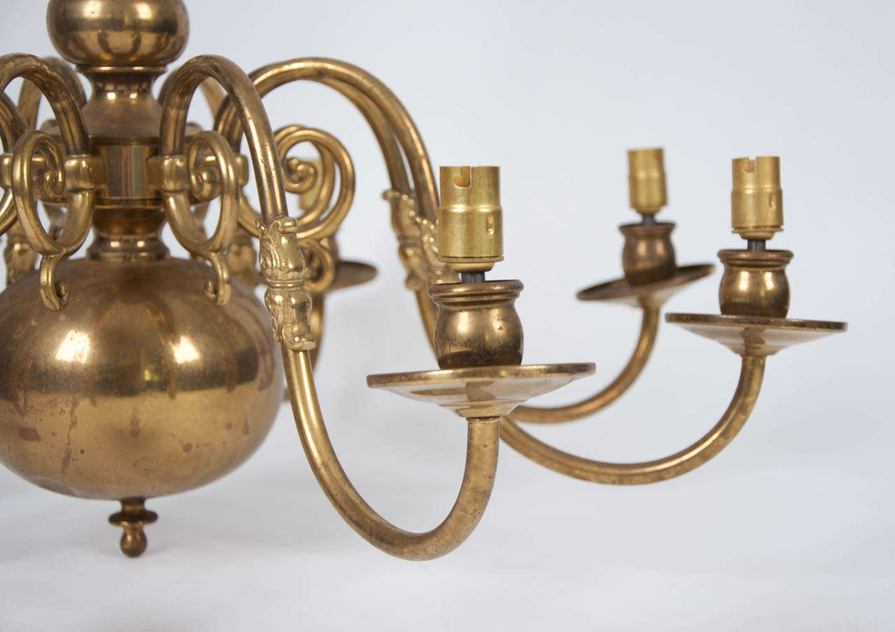 Mid-20th Century Flemish Chandelier