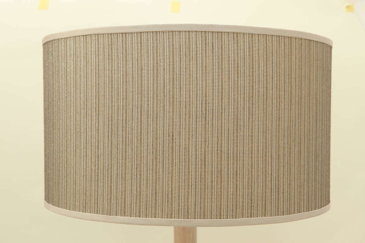 Cork Veneer Floor Lamp by William Haines In Excellent Condition In Palm Desert, CA