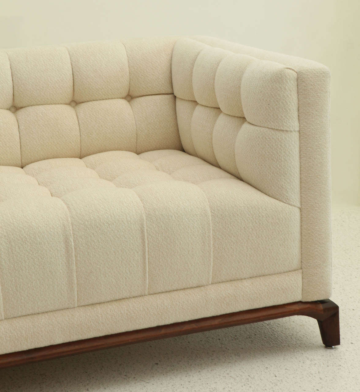Mid-Century Modern Biscuit Tufted Sofa by Maurice Bailey for Monteverdi Young