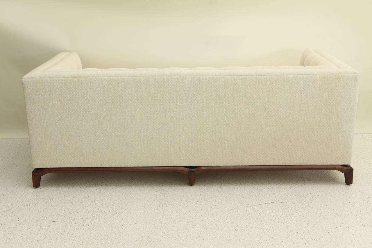 Mid-20th Century Biscuit Tufted Sofa by Maurice Bailey for Monteverdi Young