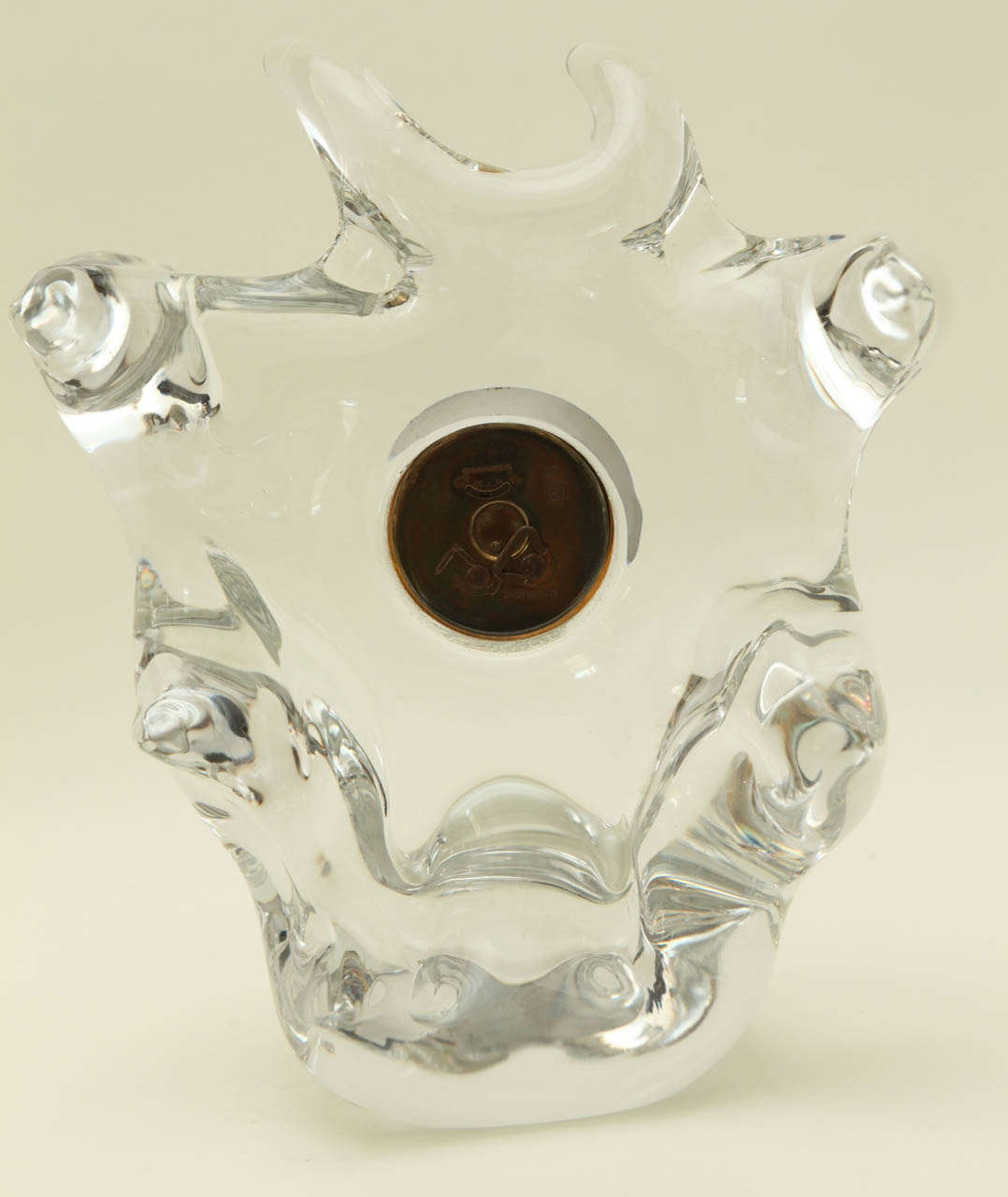 Free Form Crystal Clock by Schneider Glass 1