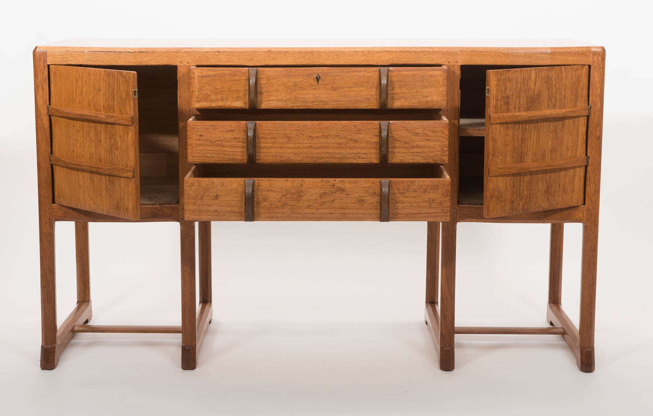 Early Oak Sideboard by Gordon Russell in Cotswold School Style 3