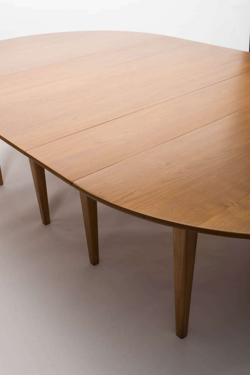 Large Extending Teak Dining Table by Heals of London at 1stDibs