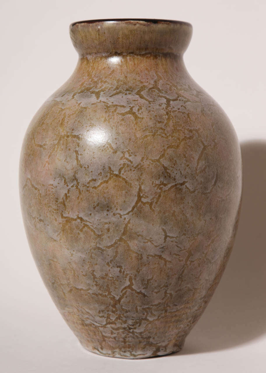 Emile Decoeur French Art Deco Stoneware Vase For Sale 2