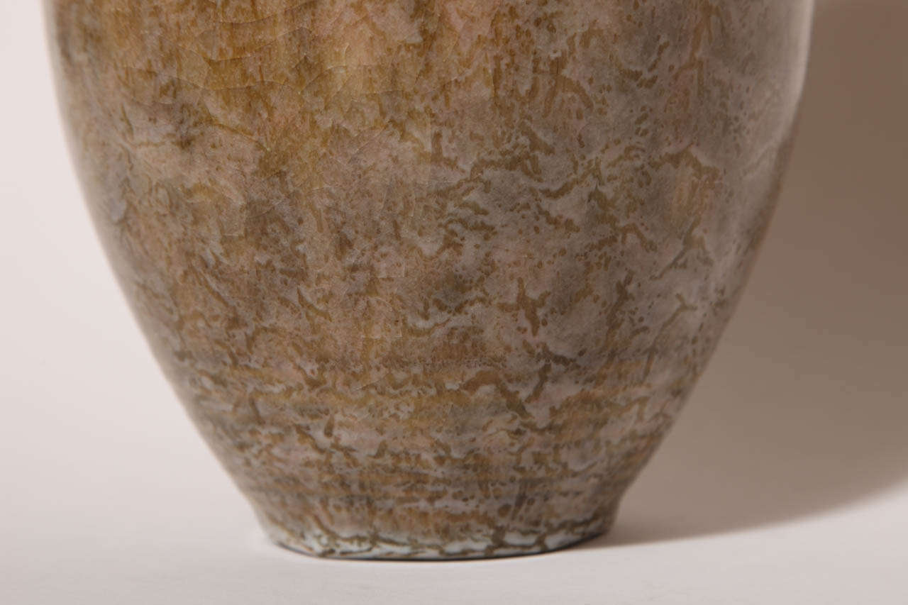 Emile Decoeur French Art Deco Stoneware Vase For Sale 4