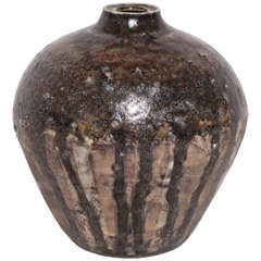 Henri Simmen French Art Deco Small Stoneware Vase