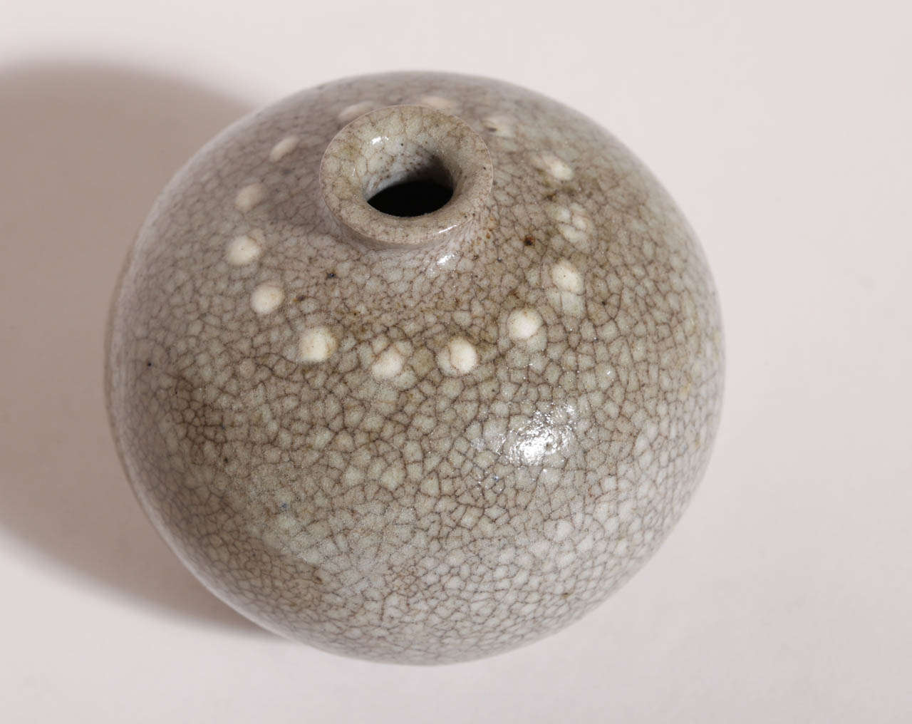 Henri Simmen French Art Deco Small  Stoneware Vase In Good Condition For Sale In New York, NY