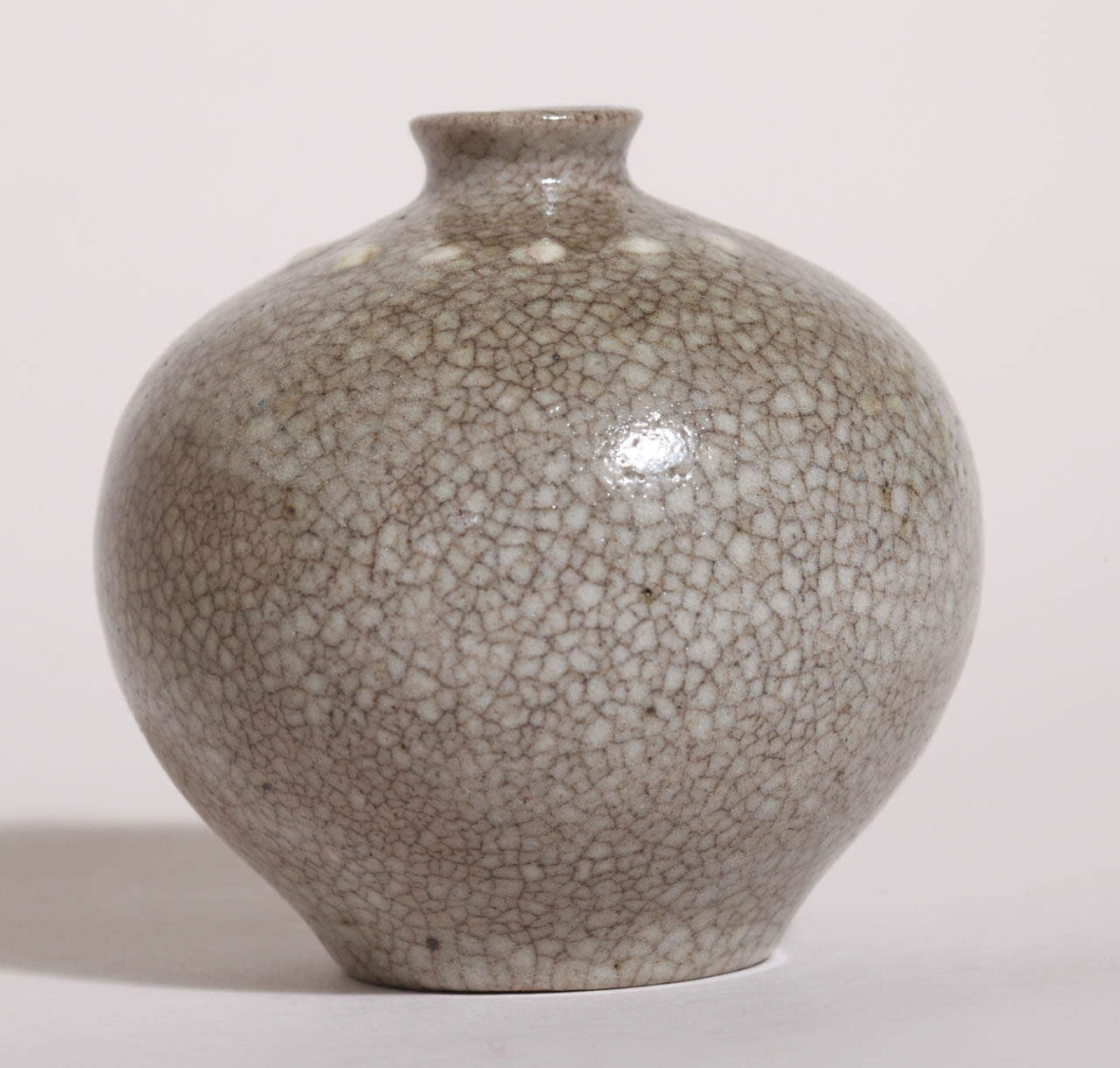 20th Century Henri Simmen French Art Deco Small  Stoneware Vase For Sale