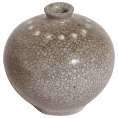 Antique Henri Simmen French Art Deco Small  Stoneware Vase