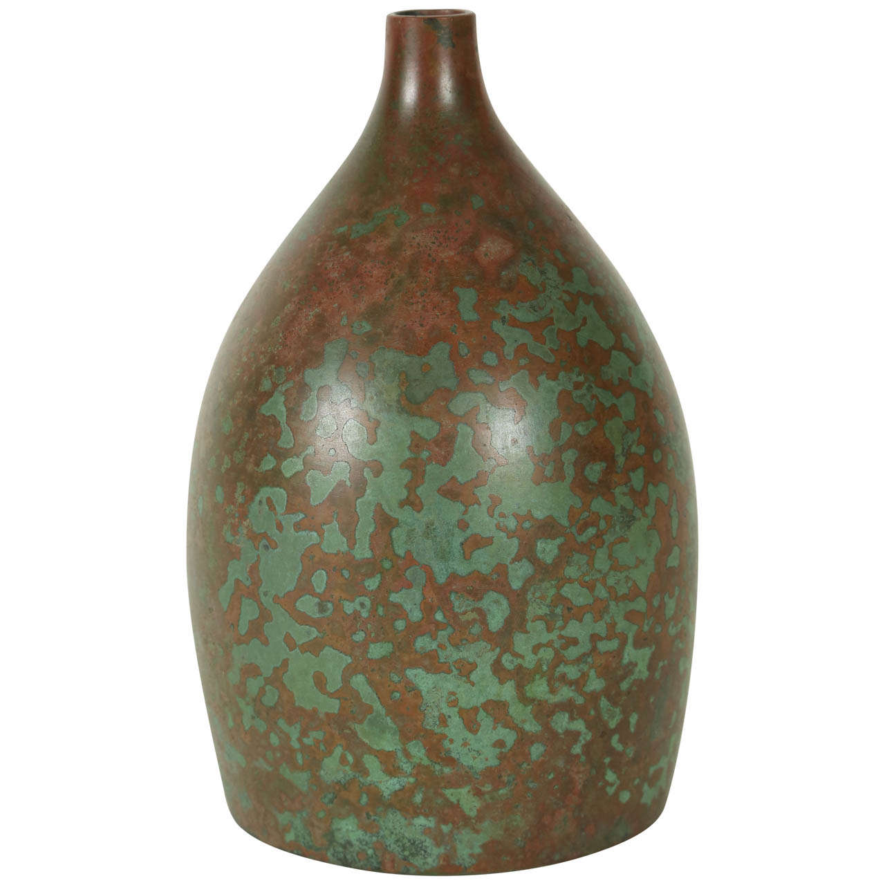 Outstanding Japanese Copper Vase at 1stdibs
