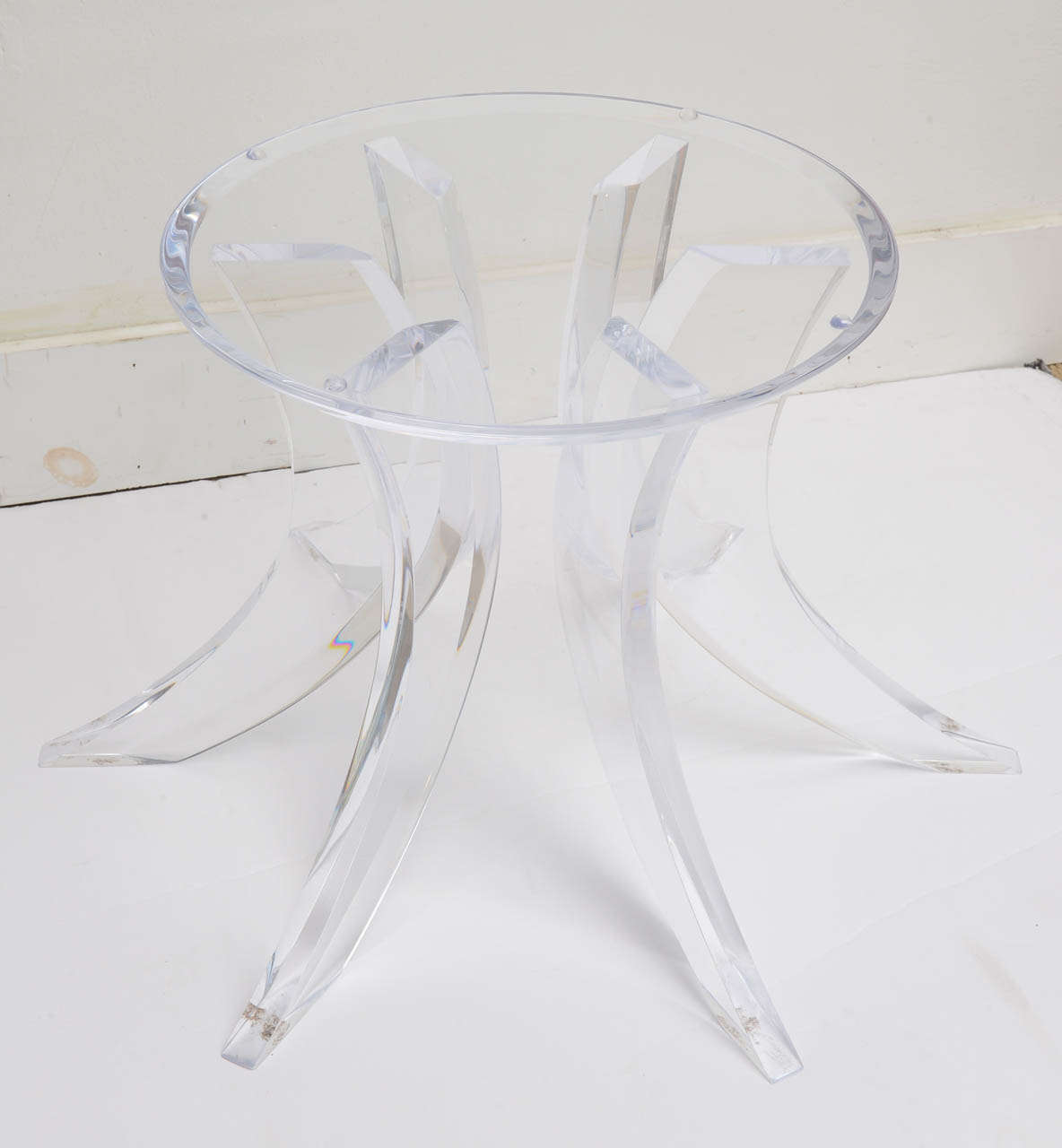 Signed 1970s Lucite Sculptural Coffee Table 3