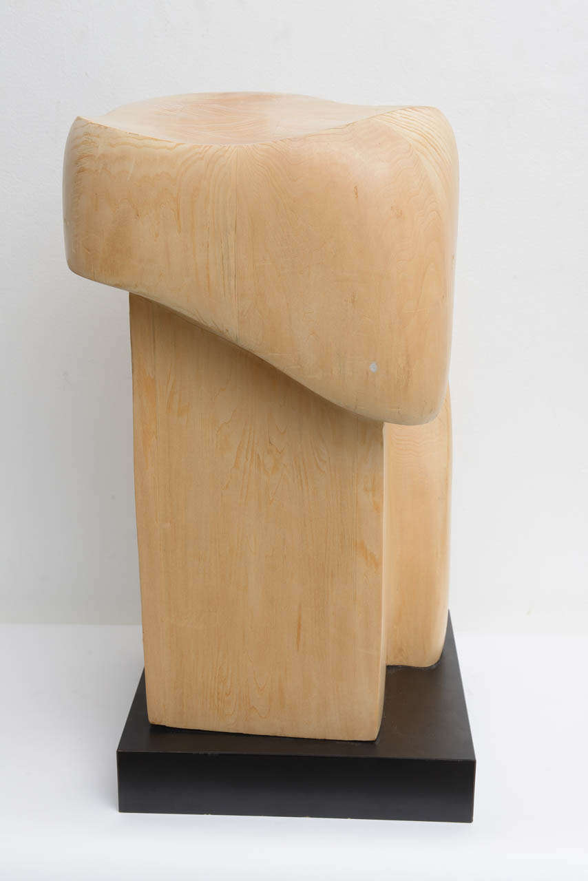 American Large Modern Abstract Sculpture by NYC Artist Signed