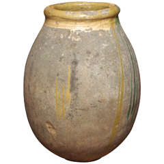 19th Century Provencale Olive Jar