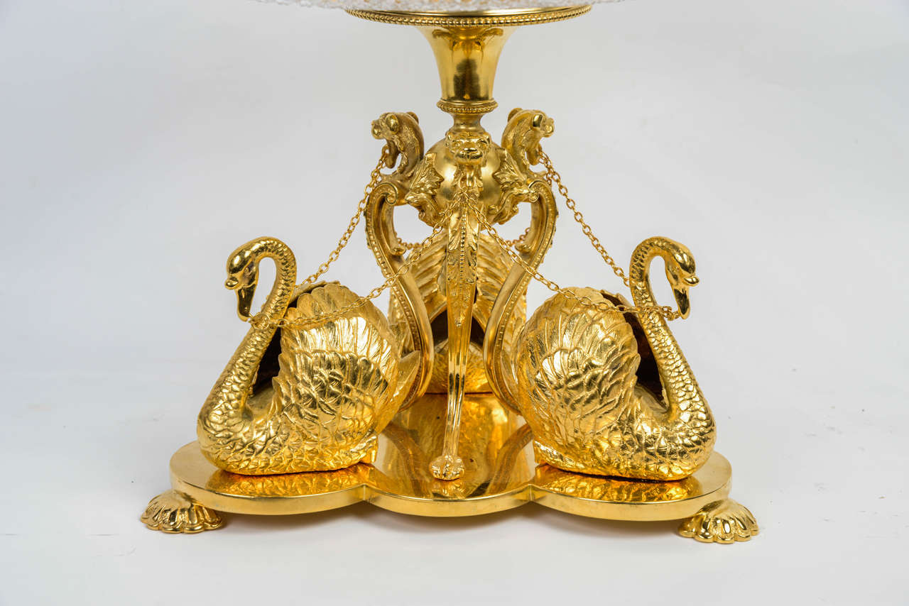 Louis XVI Gorgeous Crystal Centerpiece For Sale