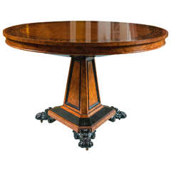 Neoclassical Style Center Table by Baker