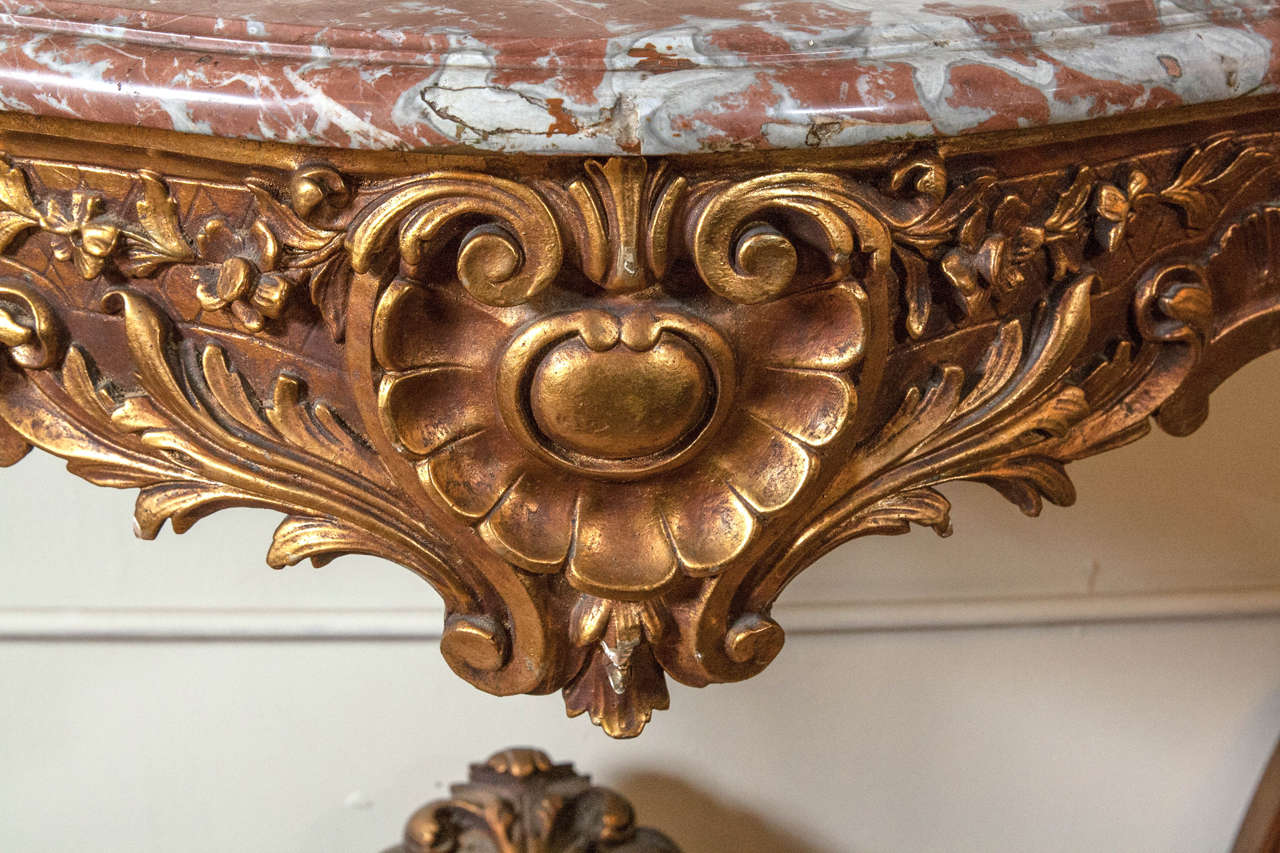 louis xv console table