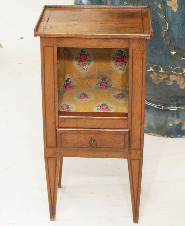 A Louis XVI Chevet with Parquetry File