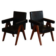 Pair of Pierre Jeanneret "Commitee" Chairs, 1953