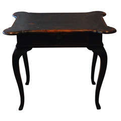 18th C. Swedish One-drawer Table
