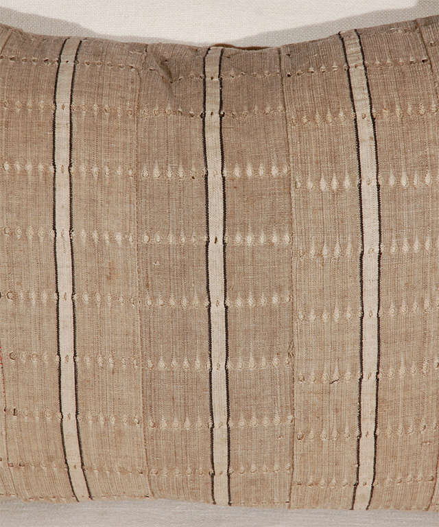 Vintage African Stripe Cloth Pillows