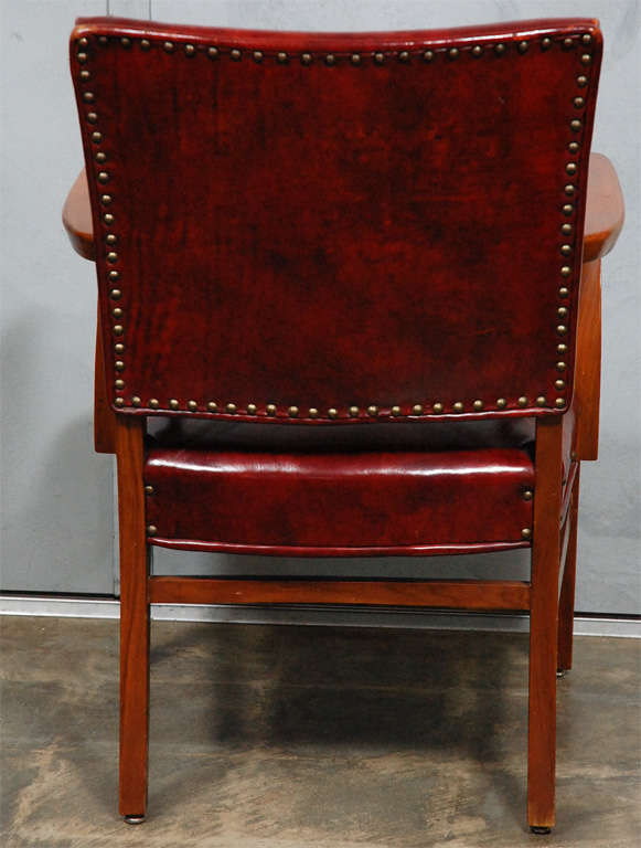 Pair Antique Bankers Chairs In Good Condition For Sale In Culver City, CA