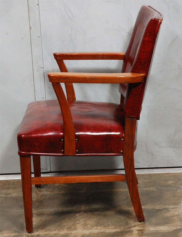 Pair Antique Bankers Chairs For Sale at 1stdibs