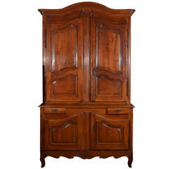 18th c. Walnut Deux Corps from Provence