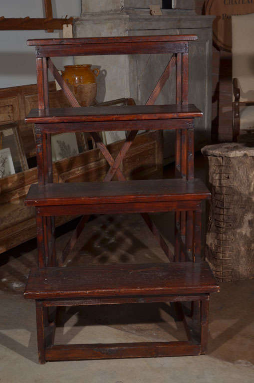 19th c. Italian Church Step Stool Florence at 1stdibs
