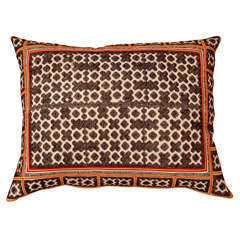 Retro Chinese Hill Tribe Embroidered Pillow.