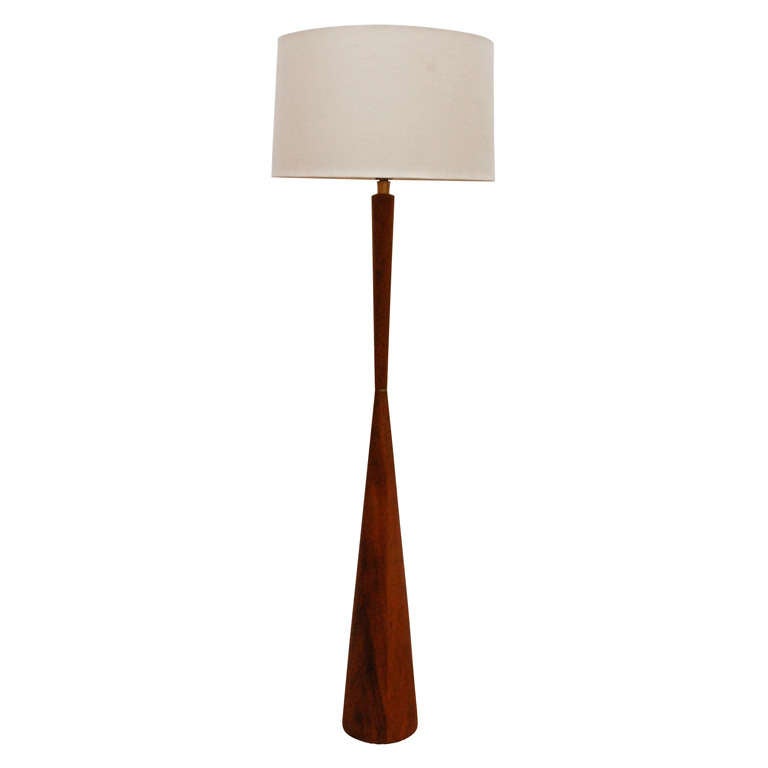 Vintage Teak Floor Lamp at 1stDibs