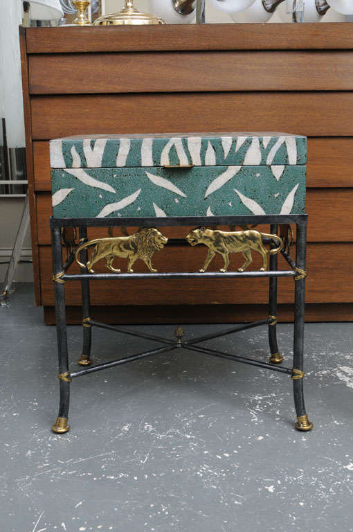 Maitland Smith Coffer On Stand