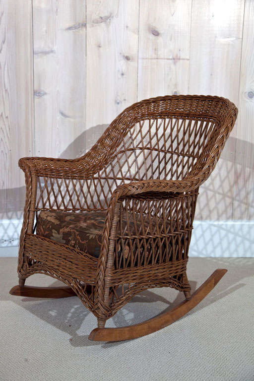 Antique Bar Harbor Wicker Set 2